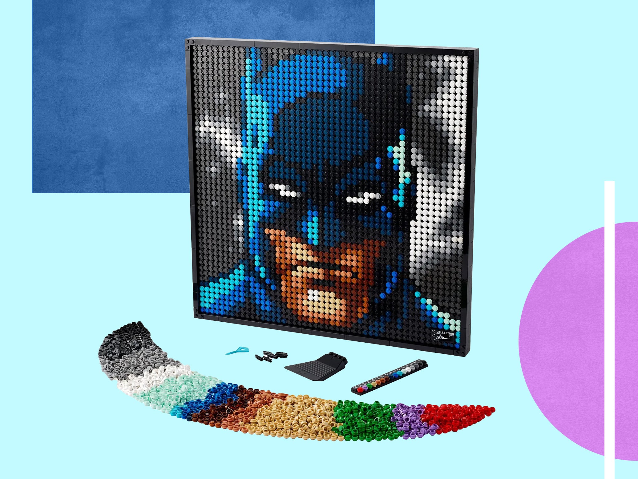 Batman lego art sale